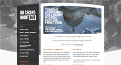 Desktop Screenshot of nosecondnightout.org.uk